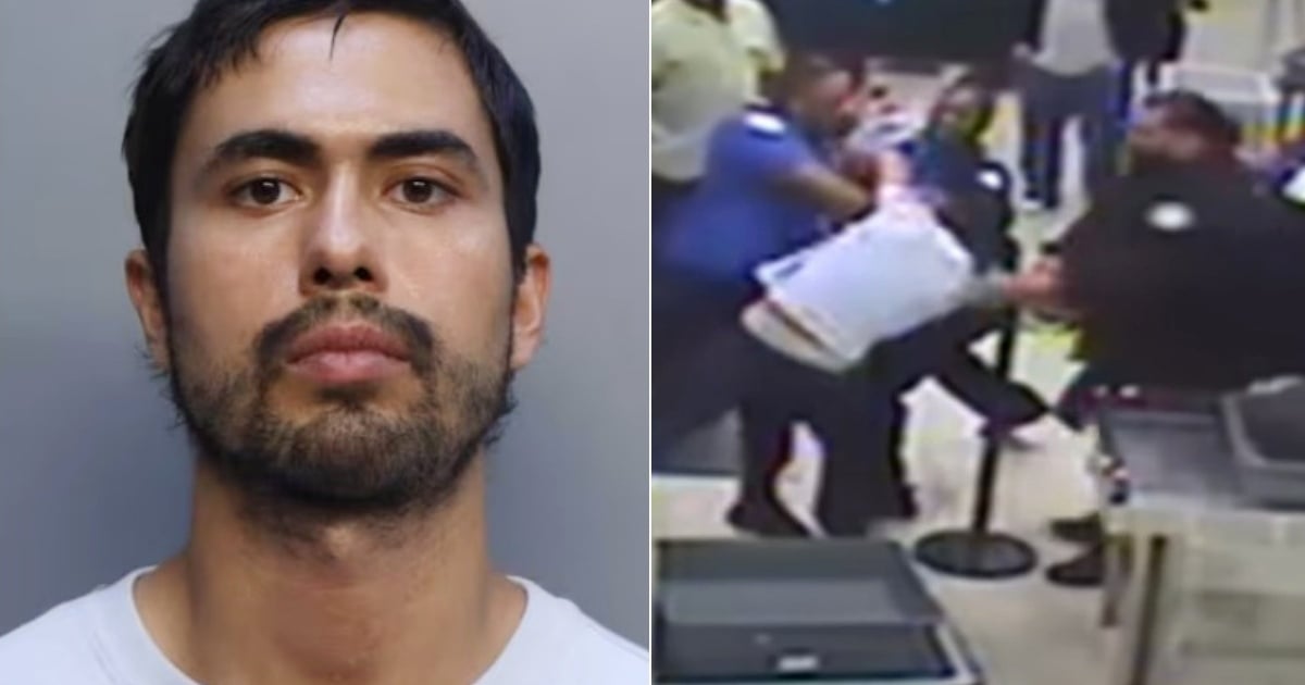 Canadian Passenger Attacks Security Officers at Miami Airport in Shocking Video