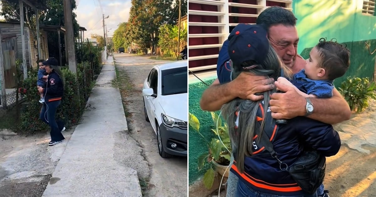 Cuban Woman's Heartwarming Reunion Goes Viral as Baby's Resemblance to Grandfather Steals the Show