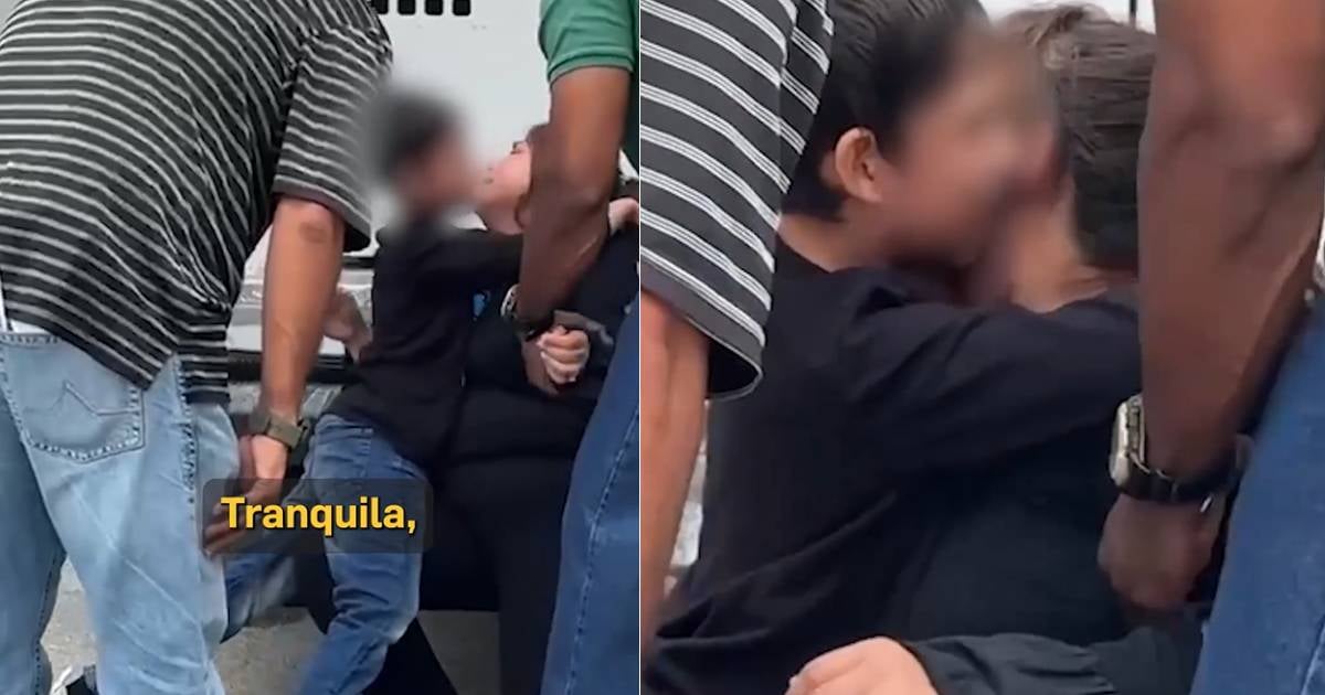 Child Comforts Mother During ICE Arrest Amid Panic Attack