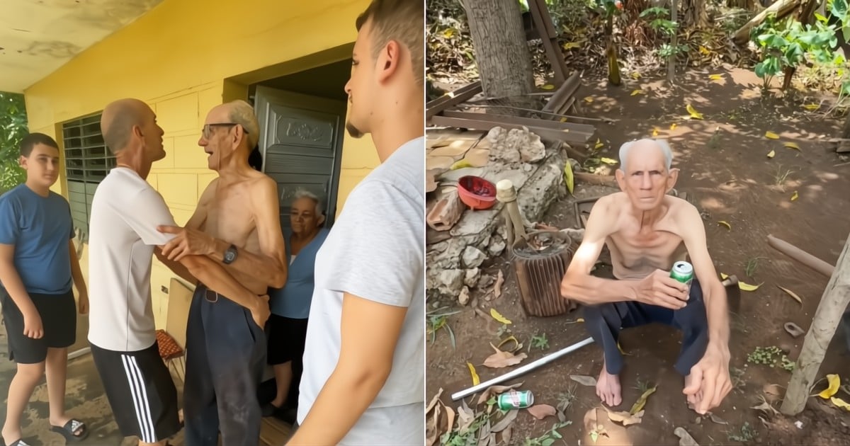 "Gracias abuelos": Cubana vuelve a su casa en el campo y sus hijos pueden abrazar a sus bisabuelos en Cuba