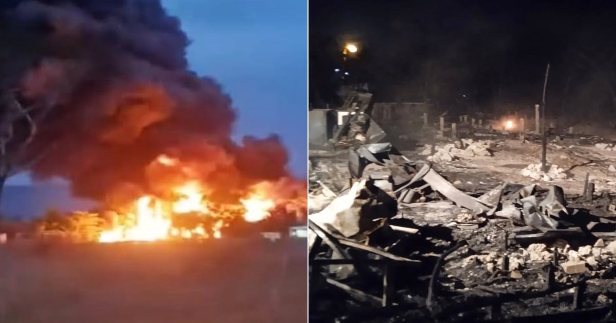 Voraz incendio en Cienfuegos deja impactantes imágenes: Esto se sabe sobre lo ocurrido