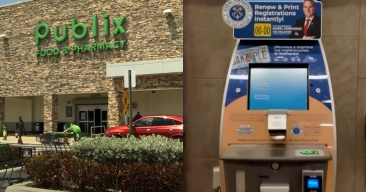 Publix Supermarkets Introduce Kiosks for Quick Vehicle Registration Renewal in Miami-Dade