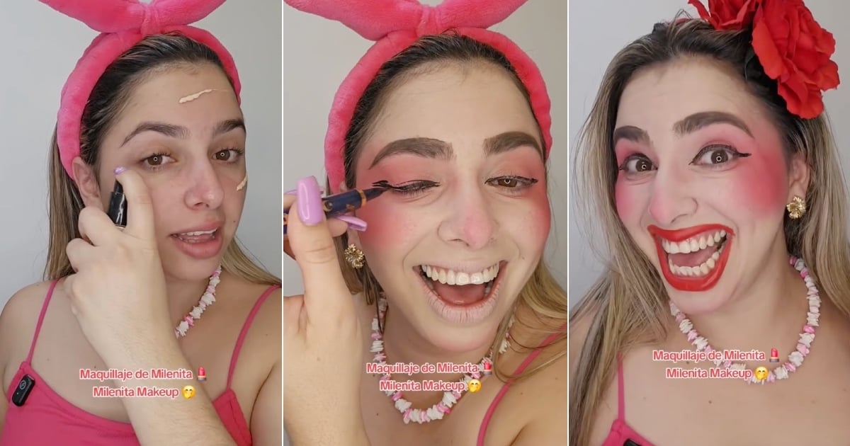 Milenita comparte un tutorial de maquillaje y sus seguidoras reaccionan: "Creo que aprendí gracias a ti"
