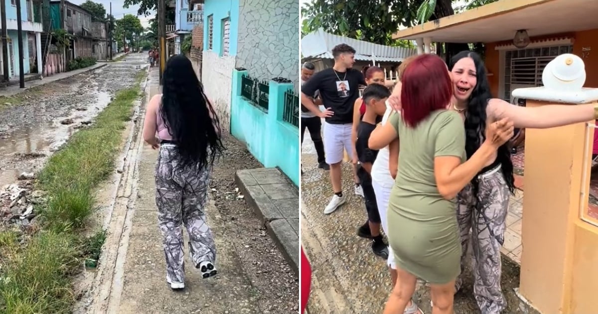 Young Cuban Woman Reunites with Family After Securing Residence: "Never Lose Hope"
