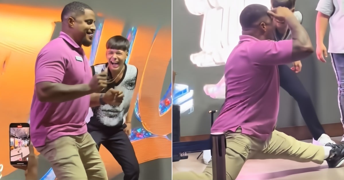 Cuban Bartender's Dance Moves at Dolphin Mall Stun Audience and Go Viral