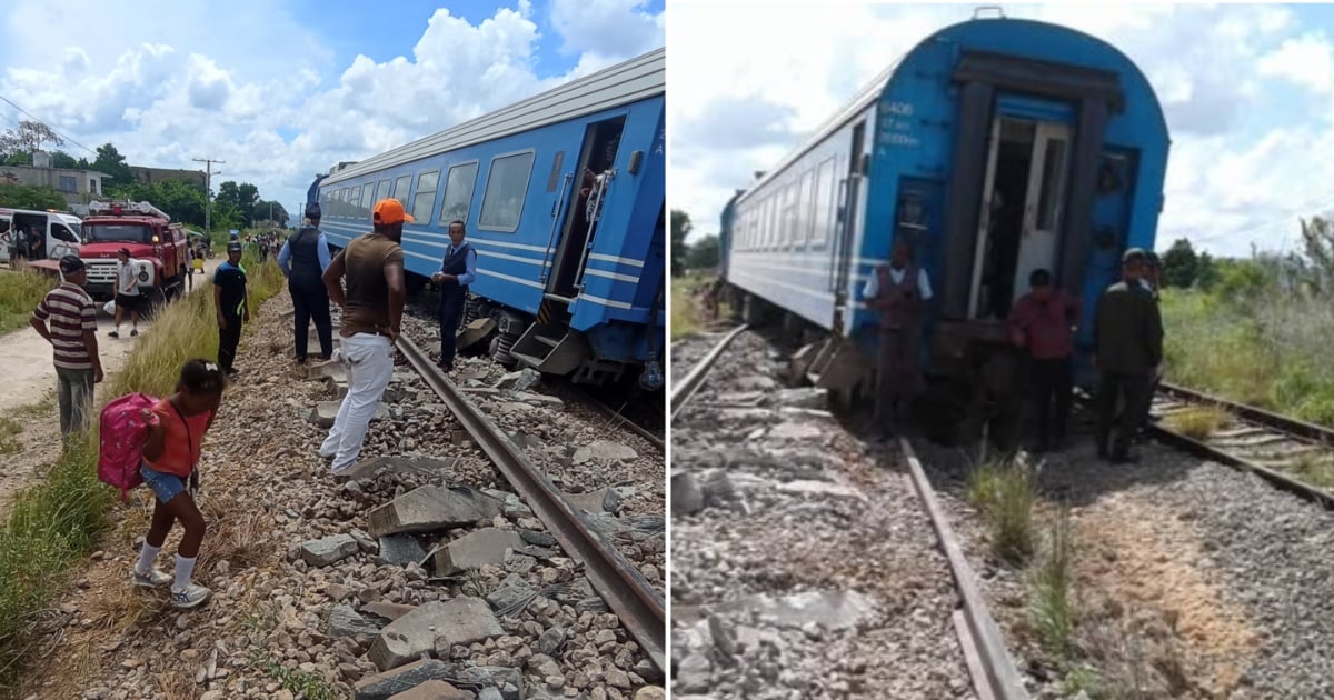 Train from Guantánamo Derails in Matanzas, Injuring Passengers