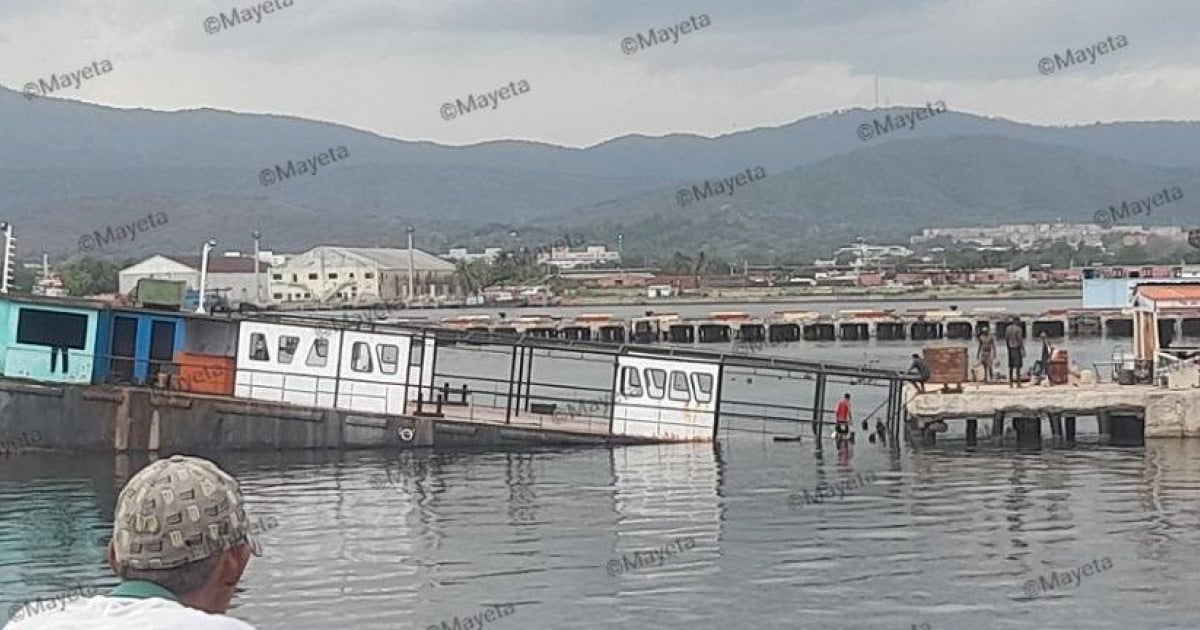 Abandono del transporte marítimo: Se hunde una patana en Santiago de Cuba