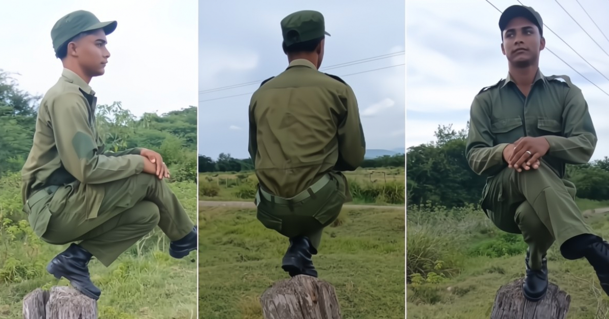 Cuban Soldier Captivates Instagram with Balance Challenge: "His Leave is in Jeopardy"