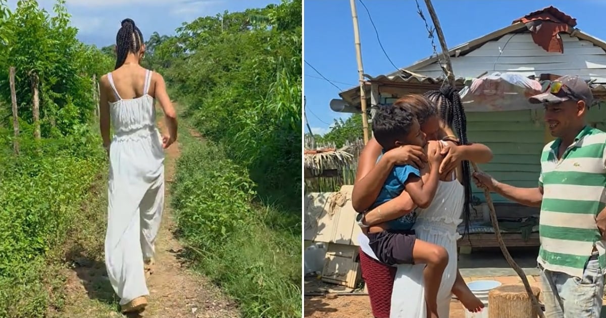 Family Reunion Sparks Debate: Cuban Woman Faces Criticism Over Wooden Home