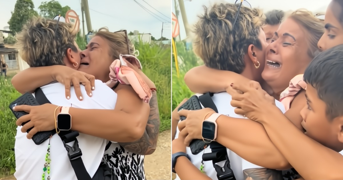A Heartfelt Reunion: Cuban Woman Returns to Island After Two Years Apart from Family