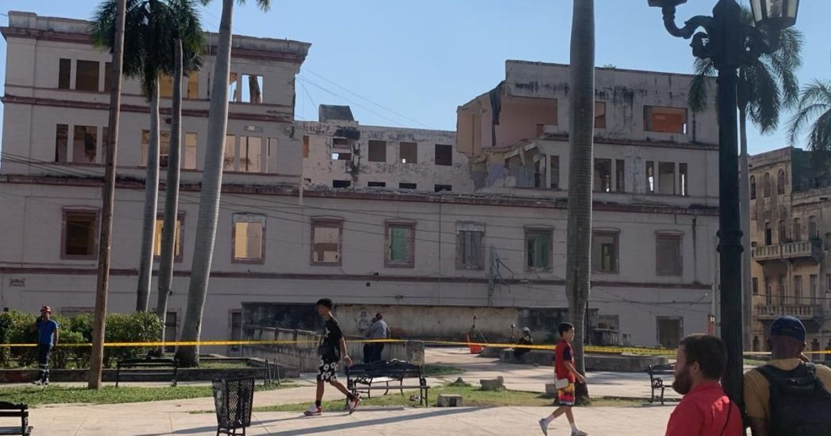 Building Collapse at Former ISDI in Havana Highlights Neglect