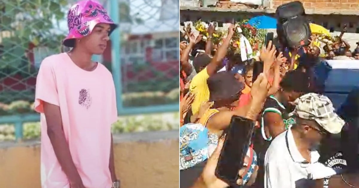 Emotional and crowded farewell to young Cuban killed by his own cousin in Guantánamo