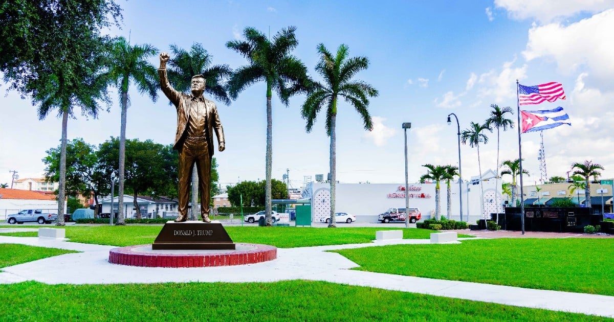 Hialeah celebrates its centennial with a monument to Donald Trump: A century of history and Republican pride