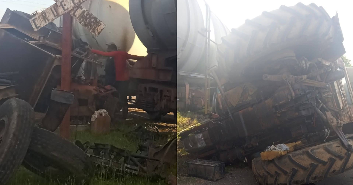 Fuel-Laden Train Collides with Tractor in Artemisa, Cuba