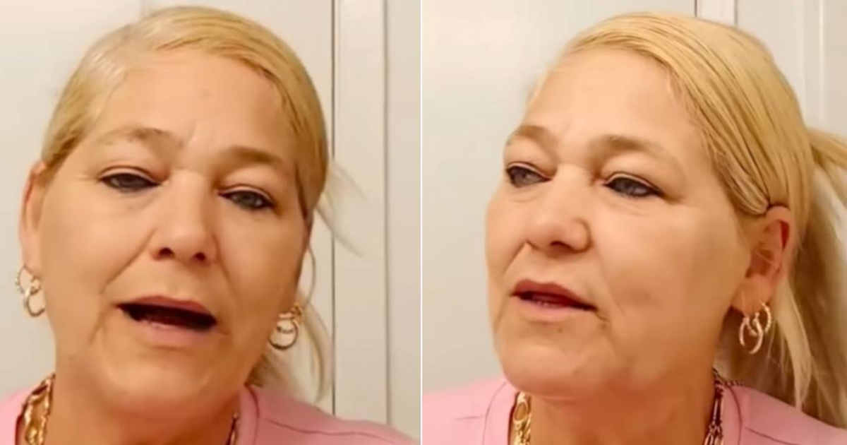 Cuban sends a strong message to those in Cuba who believe she "lives very well" in Miami