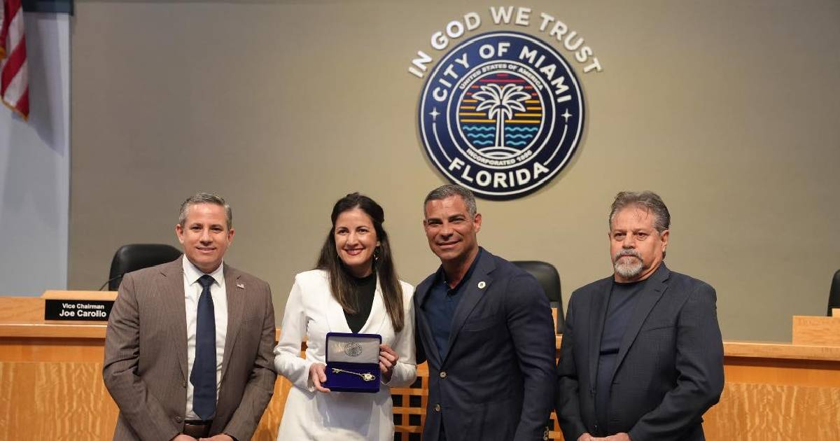 Rosa María Payá Honored with Miami's Keys, Dedicates Award to Cuban Freedom Struggle