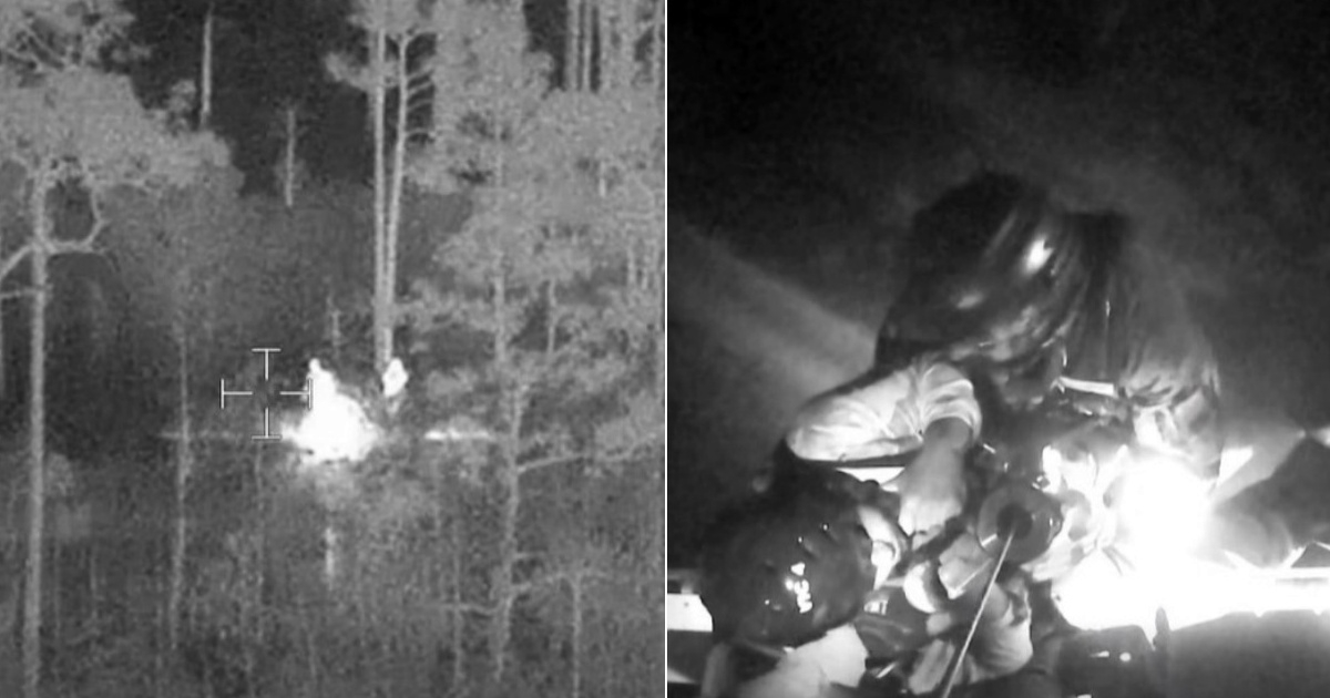 VIRAL: Dramatic rescue of father and son stranded in the Florida Everglades