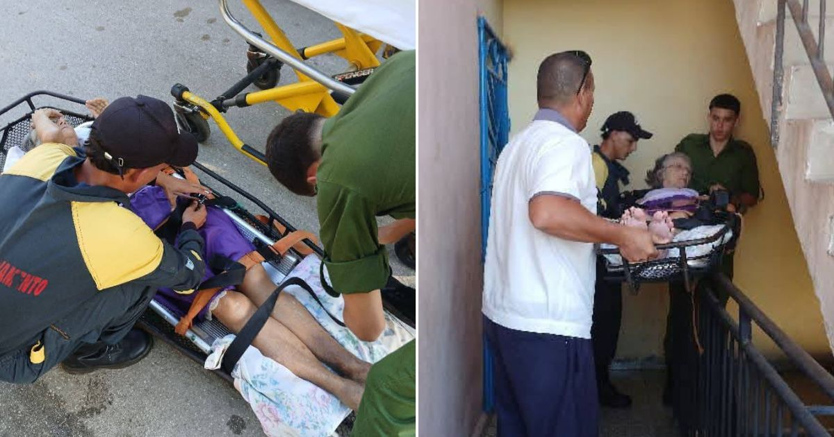 Firefighters in Holguín Assist in Evacuating Injured Man from His Apartment