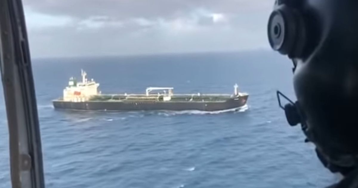 The United States seizes an oil tanker off the coast of Venezuela amid tensions with the Maduro government