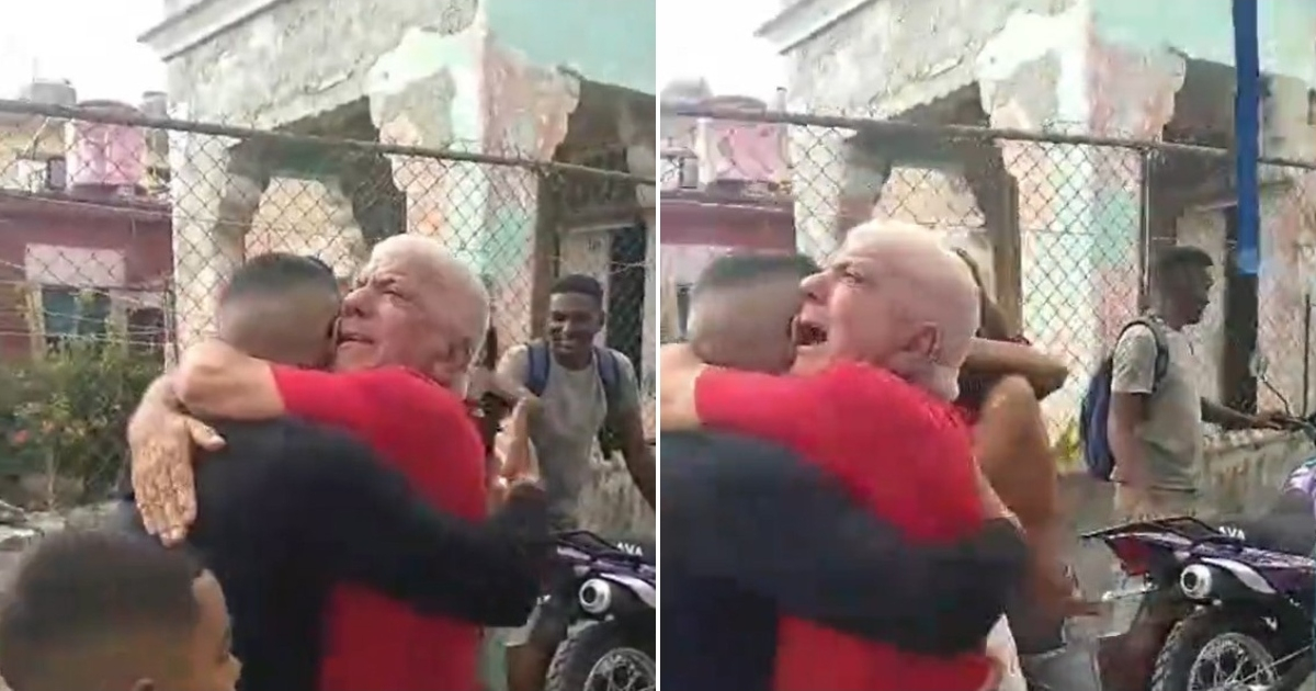 "After eight years, my brother returns to see the family": This is how they welcomed this Cuban upon arriving on the island