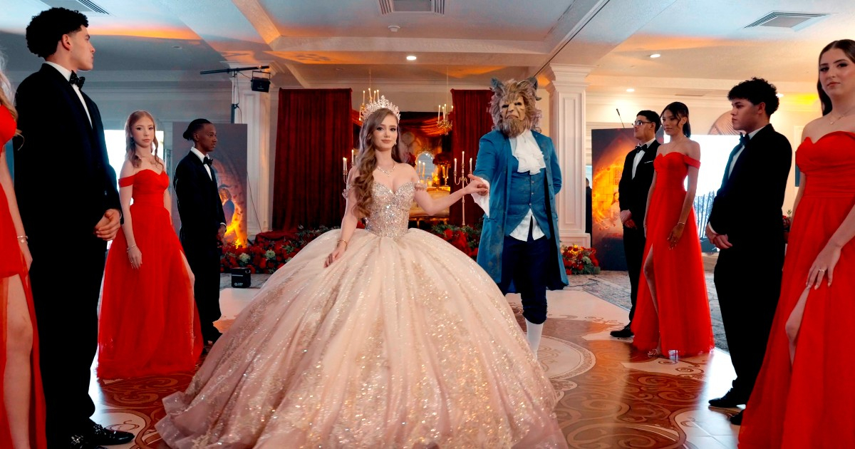 Cuban Family in Miami Transforms Daughter's Quinceañera into a Fairy Tale