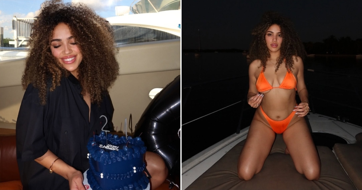 Kuki Delgado Celebrates 24th Birthday in Style: A Yacht, a Bikini, and Pure Joy