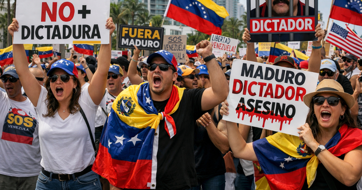 Venezuelans in Miami to Trump: Freeing Venezuela, yes, but the oil is ours