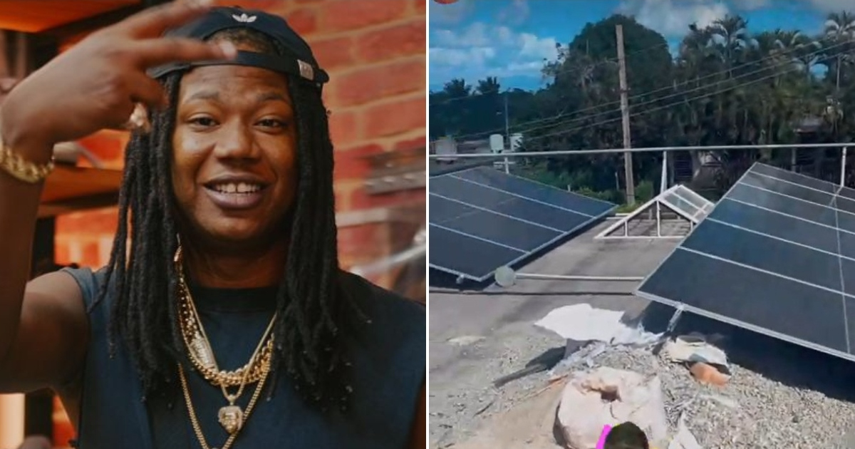 Ja Rulay installs solar panels in his home in Cuba: "It's a dream come true not to struggle with electricity anymore."