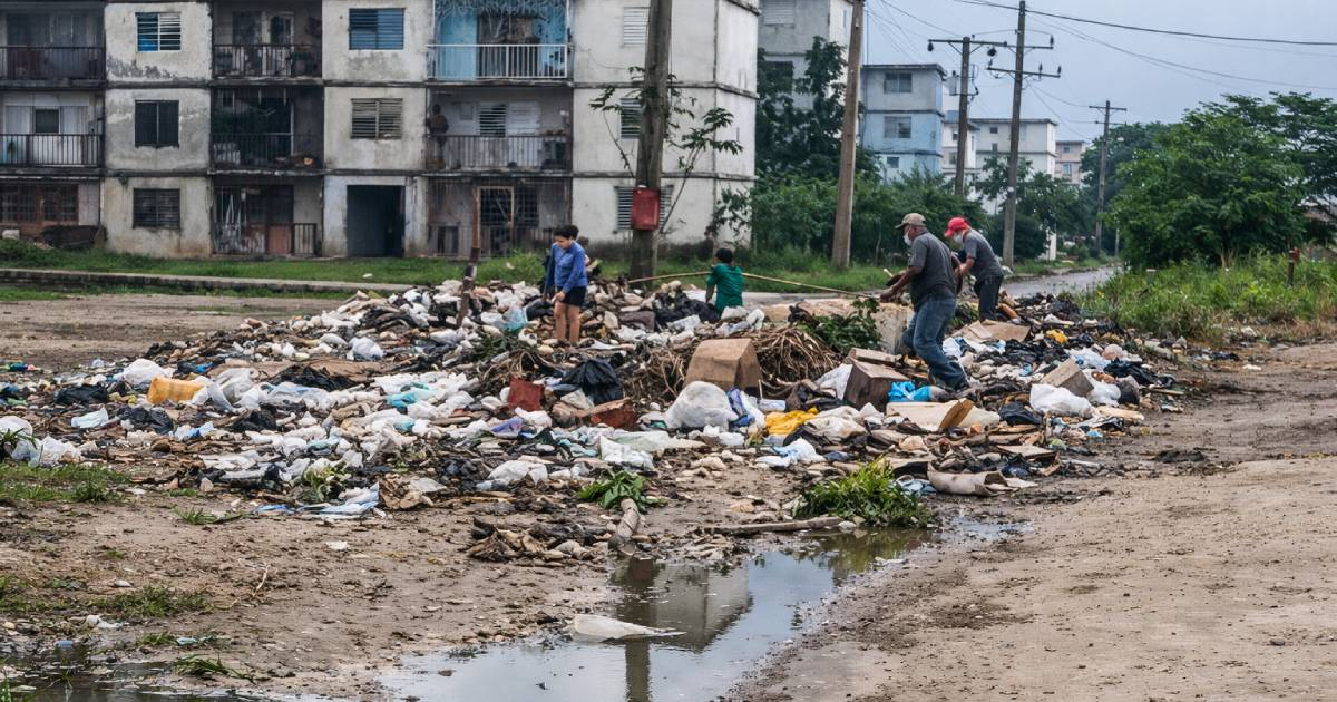 Children rummage through garbage in Ciego de Ávila as extreme poverty grows in Cuba