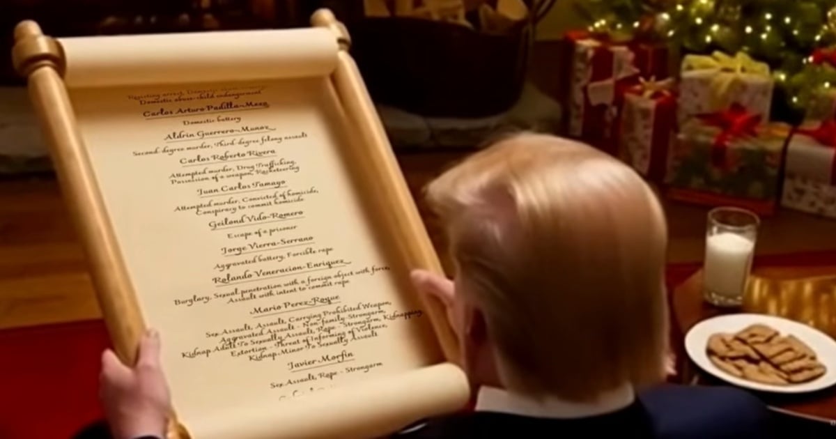 Trump's Controversial Christmas Video Targets Undocumented Immigrants: "No Coal, Only Deportation"