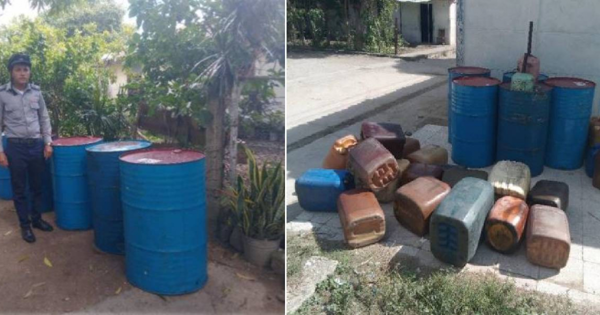 Cuban Police Seize Diverted State-Owned Oil Barrels in Camagüey