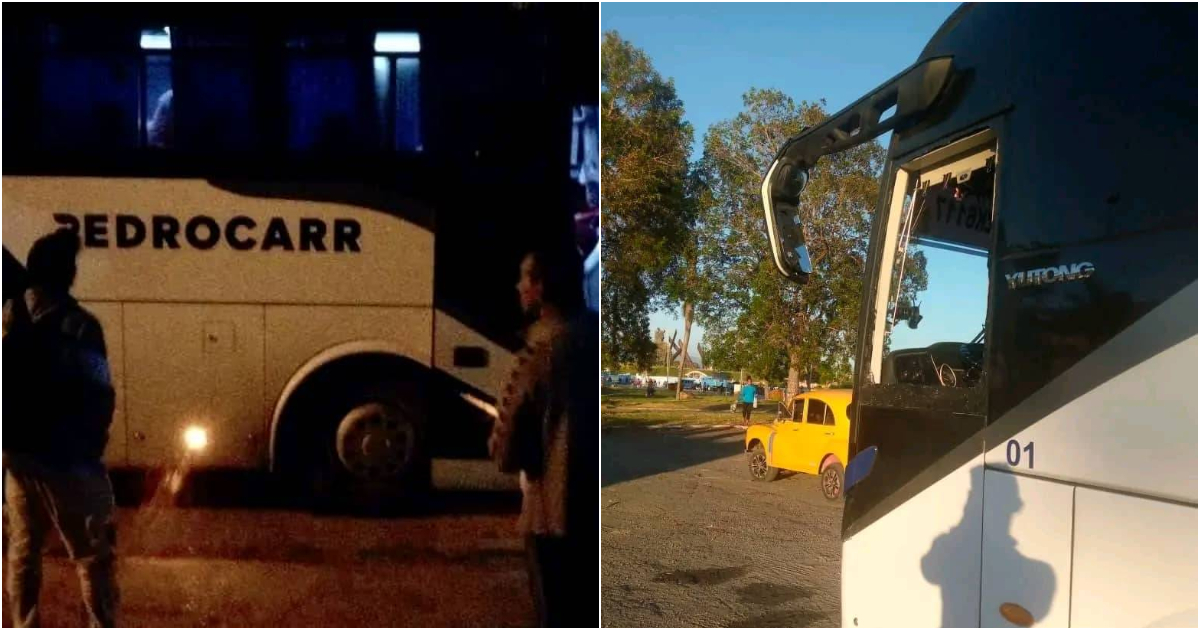 Vandalism on Cuba's roads: passenger buses stoned on the stretch between Las Tunas and Bayamo