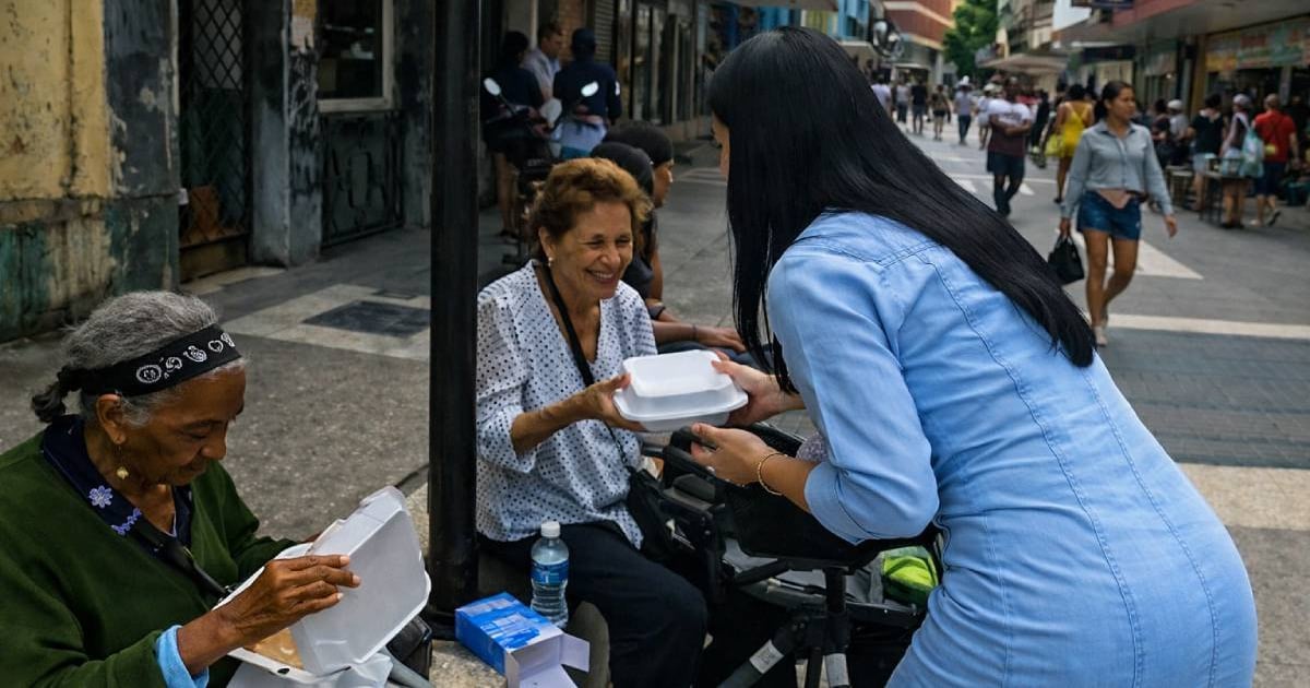 Artists and Private Businesses Provide Free Christmas Eve Meals in Havana Amidst Economic Hardship