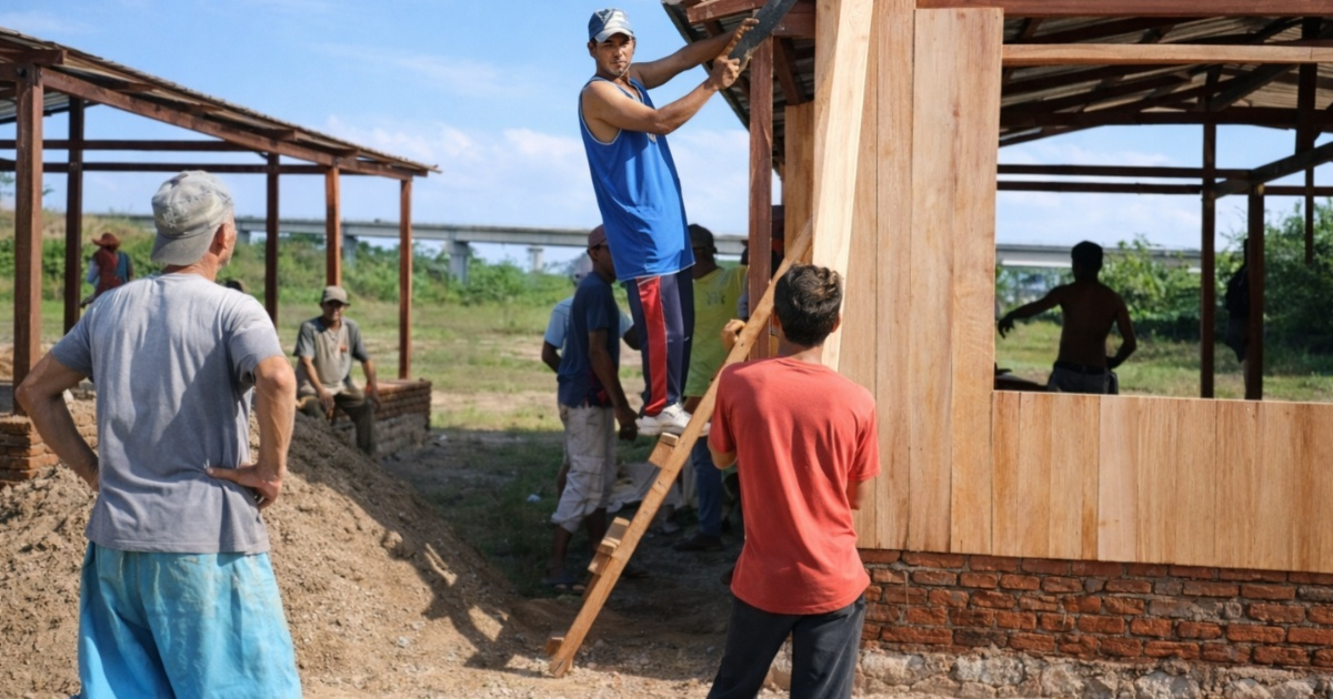 Alternative Solutions: Cement-Free Homes Proposed for Hurricane Victims in Santiago