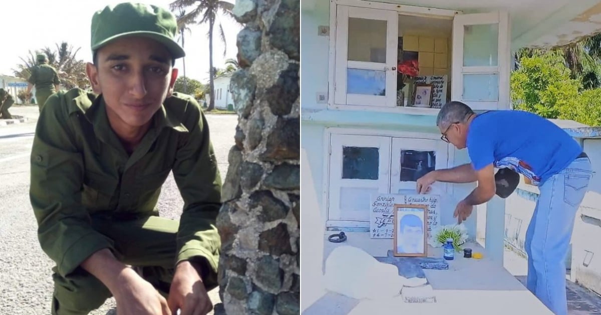 Father of Deceased Cuban Soldier Visits Son's Grave: "Merry Christmas to My Son, Wherever You Are"