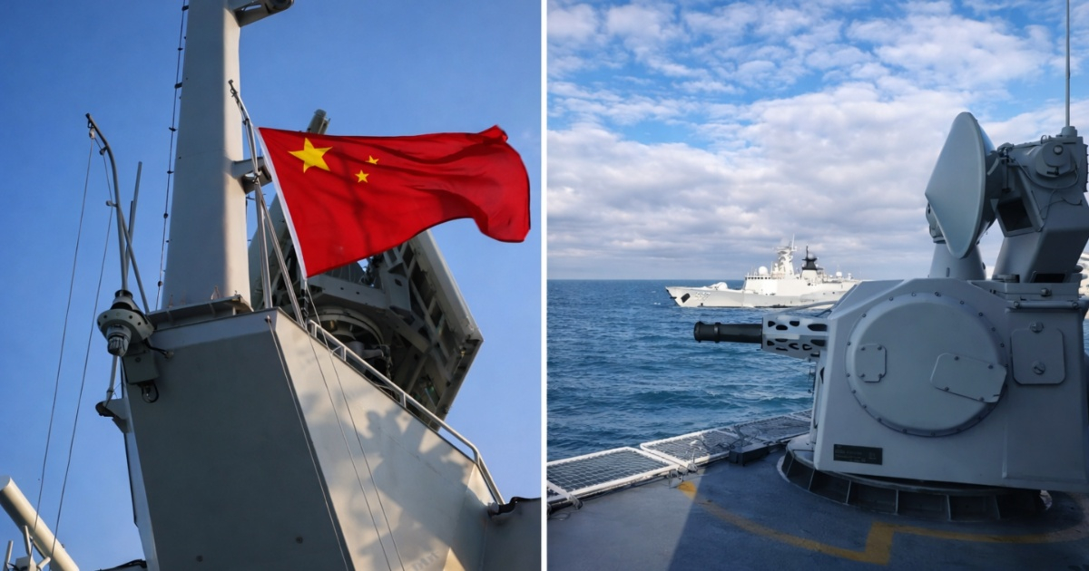 China Conducts Live-Fire Military Drills Near Taiwan