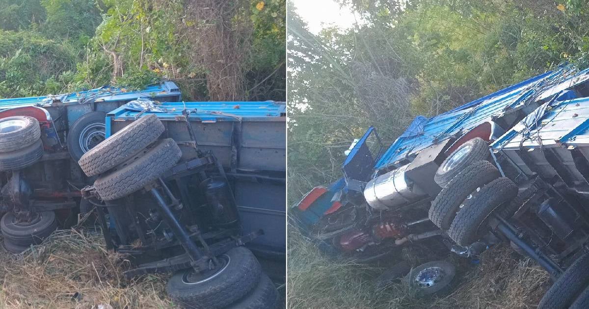 Truck Accident Near Jatibonico and Majagua Results in Injuries Only