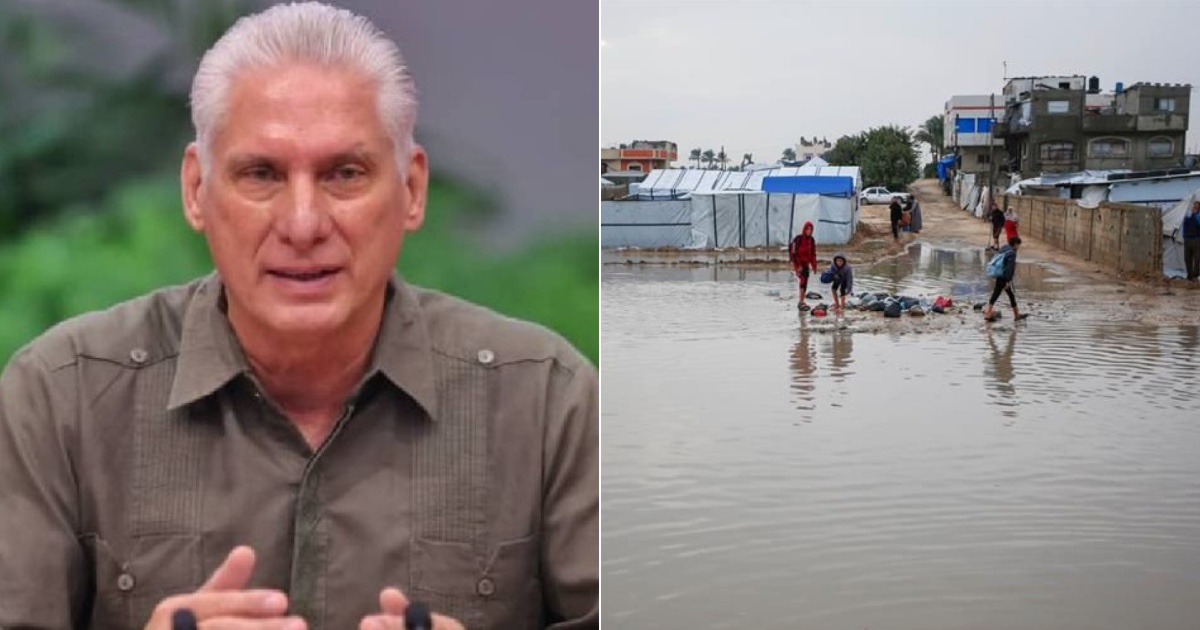 Díaz-Canel Expresses Concern for Gaza's Women and Children, Faces Backlash: "In Cuba, People Die of Hunger"