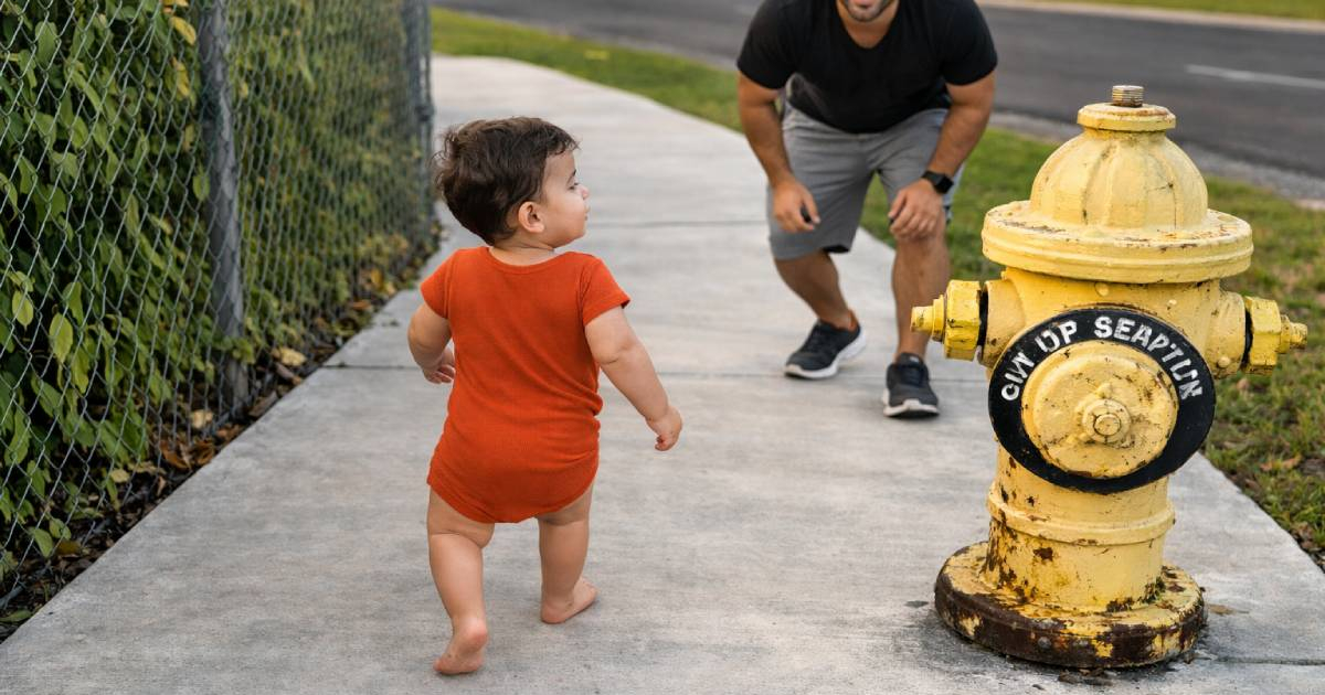 Cuban Father in the U.S. Trains His Baby to Be Resilient