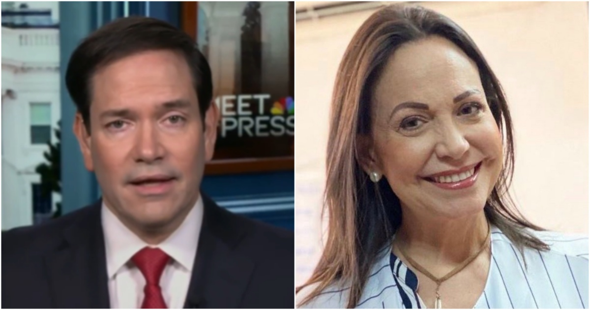 Rubio Praises María Corina but Highlights Her Absence from Venezuela
