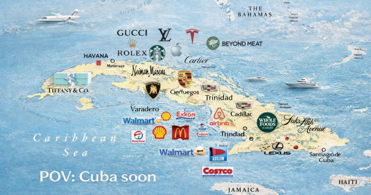 CiberCuba meme about "the new Cuba" goes viral and a U.S. congressman shares it