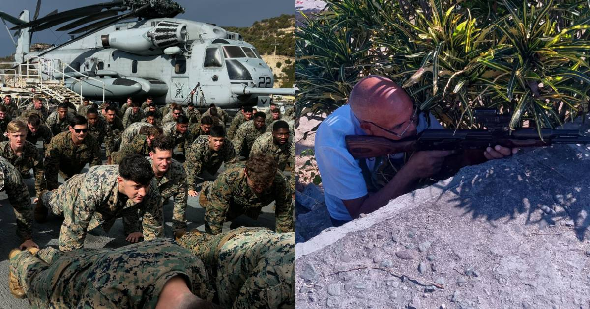 Cuba is testing the "war of the entire people," while the U.S. is training its Marines