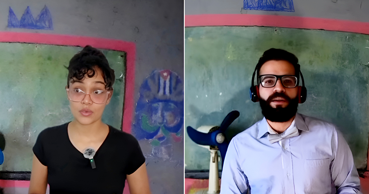 Ana Sofía and a young Cuban explain why the U.S. embargo is not the primary cause of the crisis on the Island