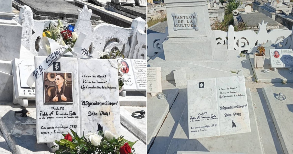 Paulito FG's Family Outraged by Vandalism at His Grave in Colón Cemetery