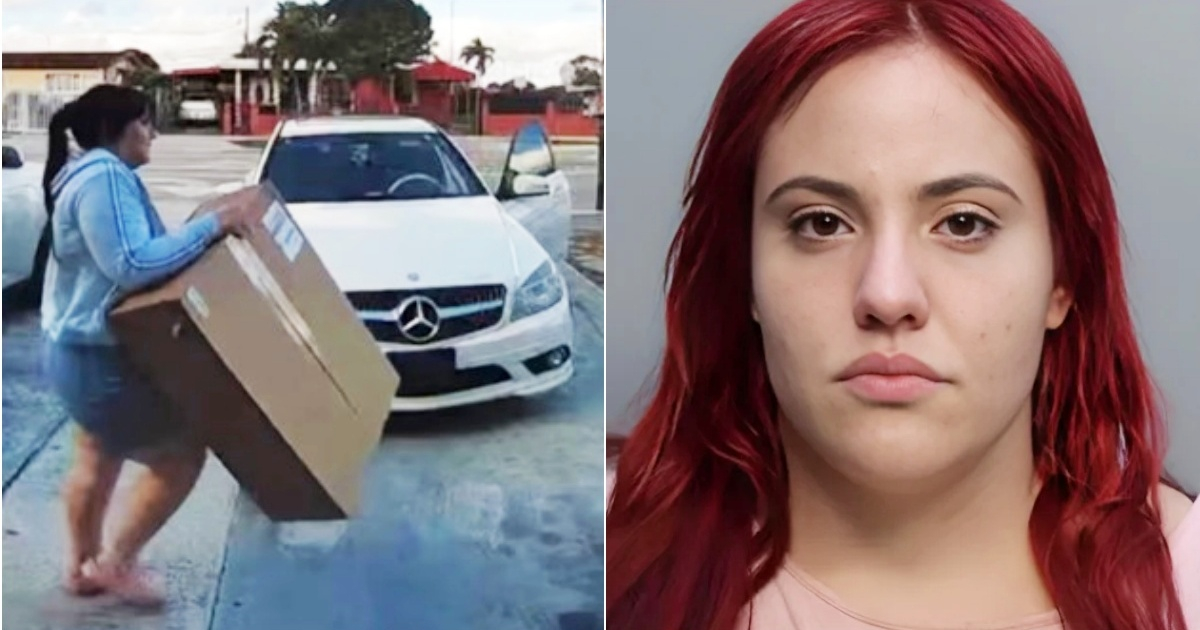 Young Woman Apprehended for Stealing Packages from Hialeah Home While Owner Was Present