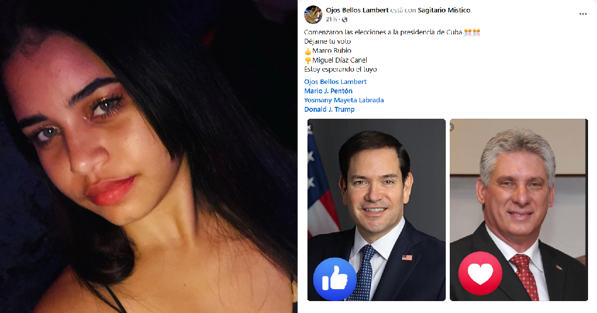 Seguridad del Estado cita a joven santiaguera tras publicar encuesta sobre Marco Rubio y D&iacute;az-Canel