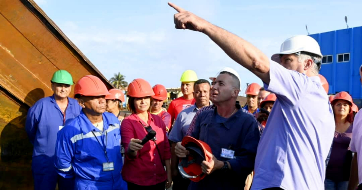 Díaz-Canel congratulates electrical workers amid the collapse of the national electrical system and record blackouts in Cuba