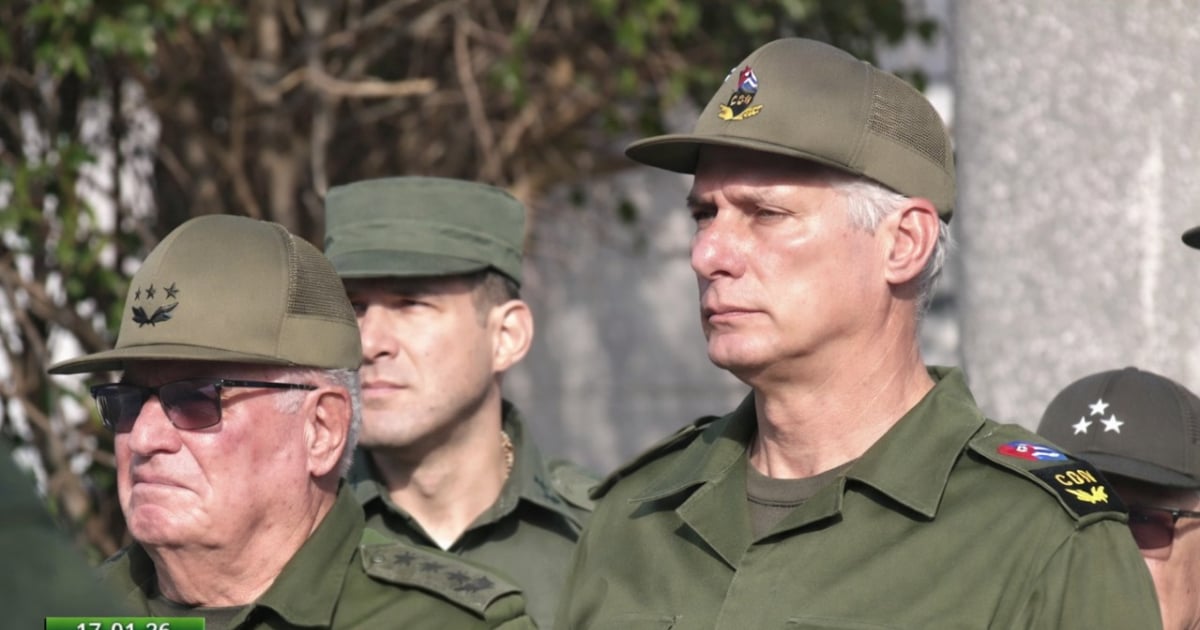 Raúl Castro Absent as Grandson 'El Cangrejo' Joins Díaz-Canel at Ceremony for Fallen Soldiers in Venezuela