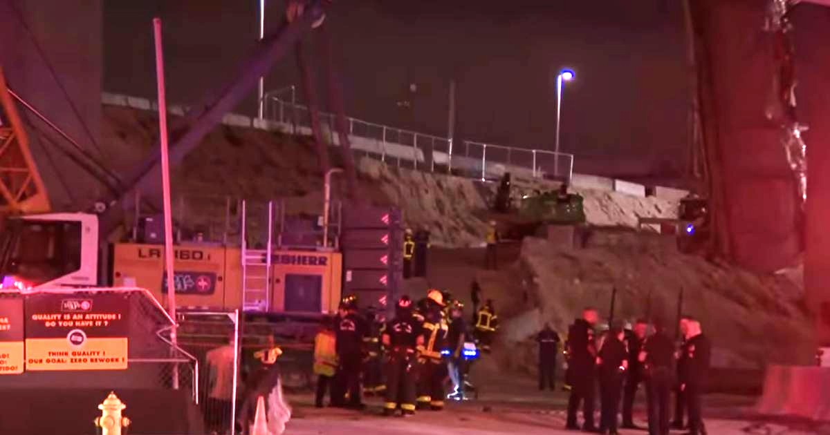 Six Construction Workers Injured in 30-Foot Fall at Miami's I-395 Bridge Site