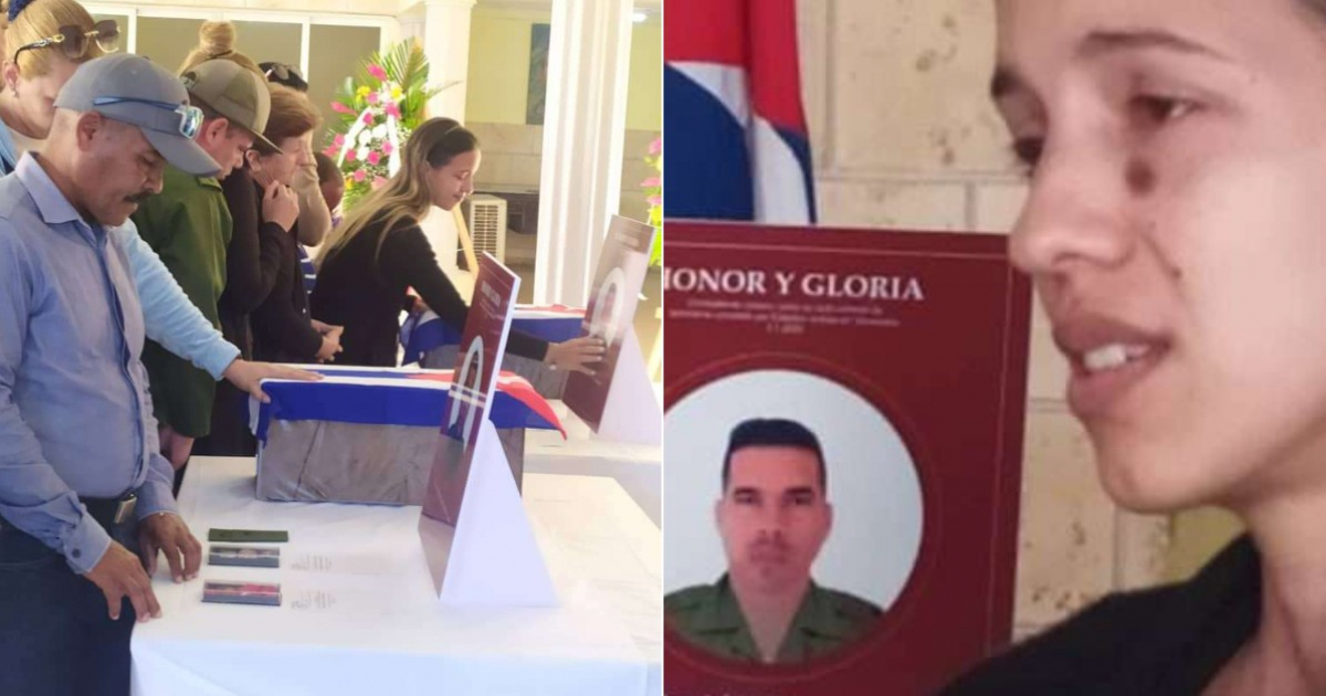 Wife of Cuban Soldier in Venezuela Describes His Death: "The Explosion Threw Him 300 Meters Away"